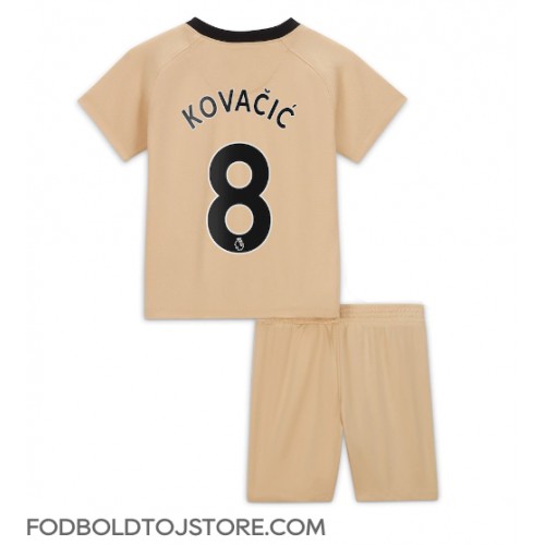 Chelsea Mateo Kovacic #8 Tredje sæt Børn 2022-23 Kortærmet (+ Korte bukser)